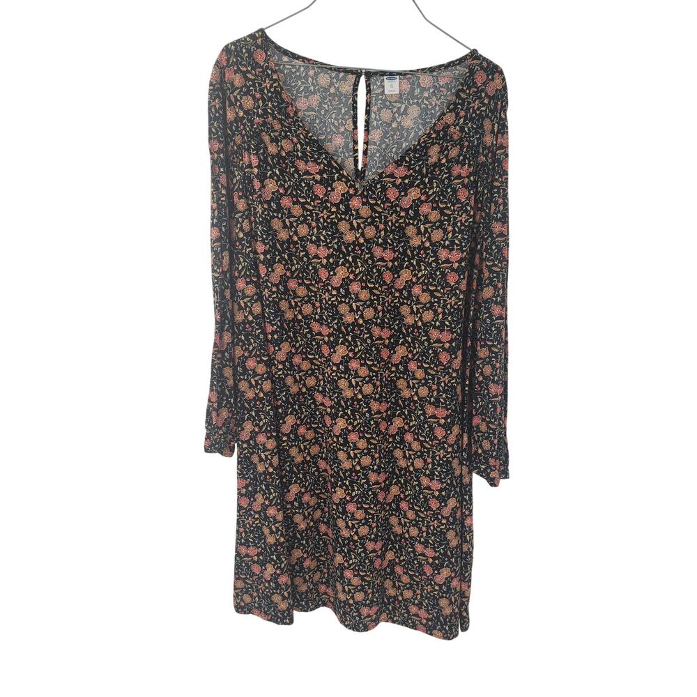Old Navy Floral Print Long Sleeve Dress - Women's XL Extra Large